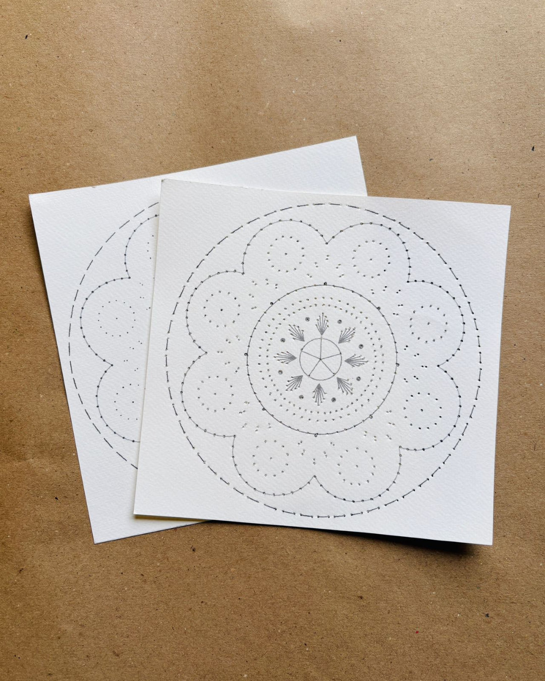 DIY Mandala Paper Embroidery Kit for Beginners | Complete Paper Embroidery Starter Kit with Stitch Guide